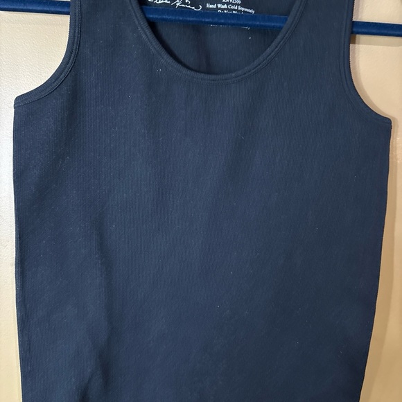 159 NEW DG-2 Diane Gilman Slimming Control Rib Tank Top Black In Color. XL/1X - Picture 3 of 7